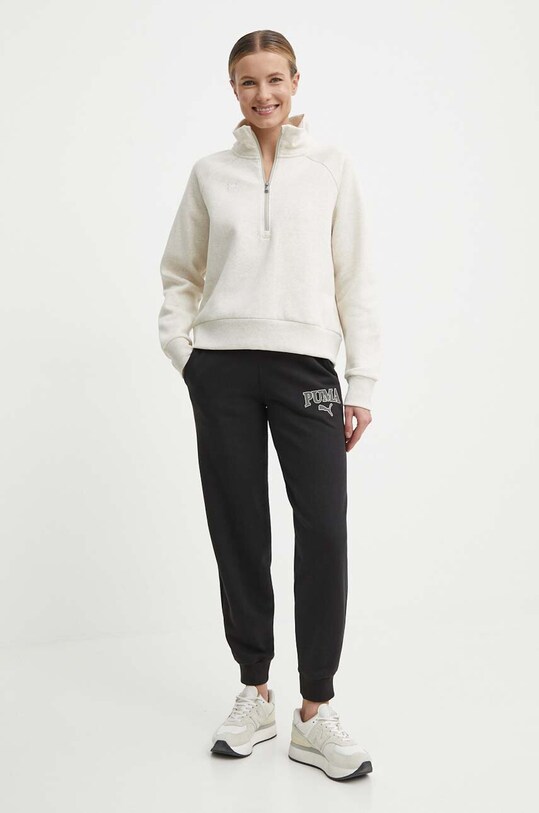 Puma pantaloni de trening SQUAD 677901 negru SS24