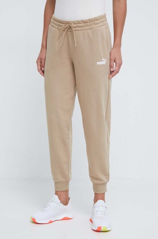 Puma melegítőnadrág nyomtatásos bézs 678744