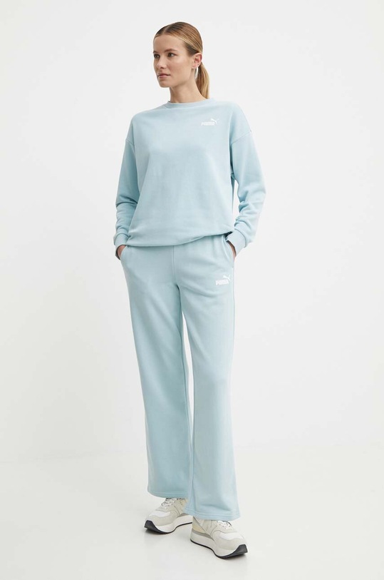 Puma pantaloni de trening 678745 albastru SS24