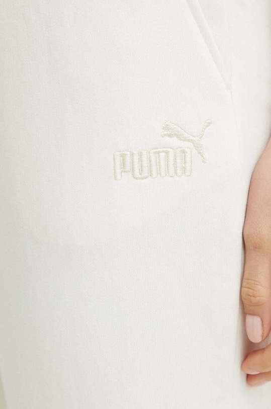 Odzież Puma spodnie dresowe 847093 beżowy