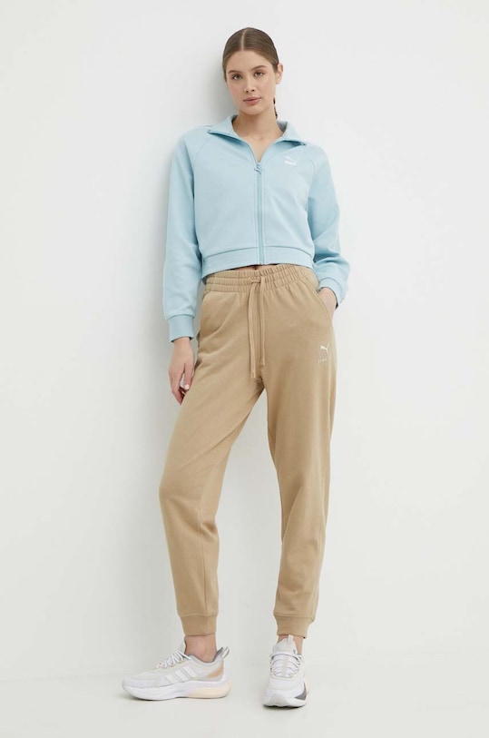 Tepláky Puma BETTER SPORTSWEAR 679010 béžová SS24