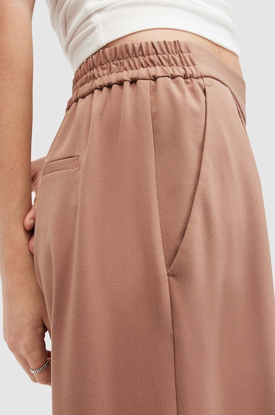 Odzież AllSaints spodnie ALEIDA WT519Z brązowy