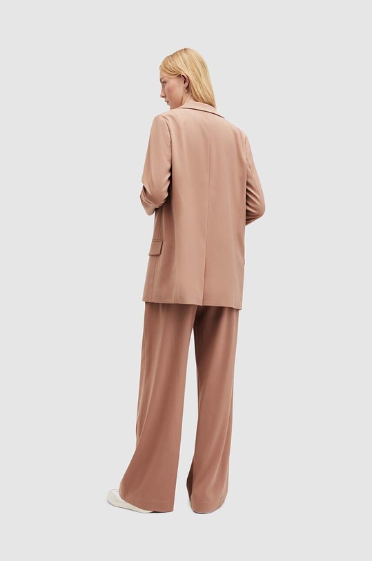 AllSaints spodnie ALEIDA WT519Z brązowy
