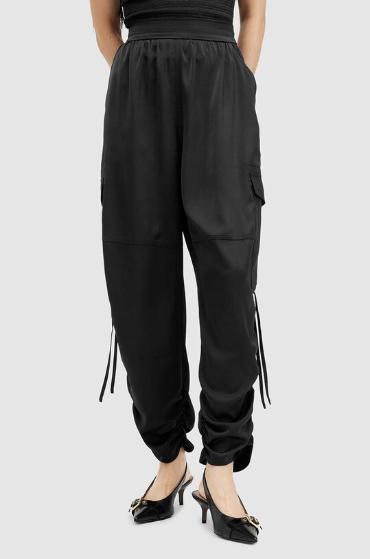 AllSaints spodnie WP014Y czarny SS24