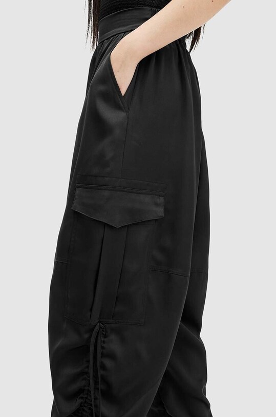 AllSaints spodnie czarny WP014Y