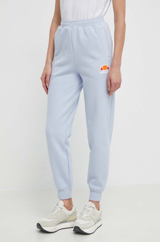 Ellesse pantaloni de trening Queenstown Jog Pant tricotaj albastru SGV07458