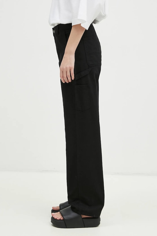 Bavlněné kalhoty Carhartt WIP Pierce Pant Straight I026588.89GD černá SS24