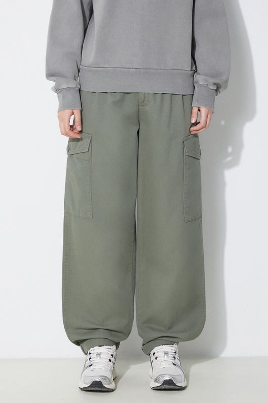 Carhartt WIP cotton trousers Collins Pant cotton green I029789.1YFGD