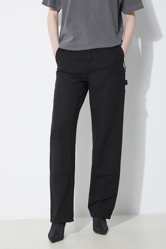 Hlače Carhartt WIP Pierce Double Knee Pant kargo crna I033139.8902
