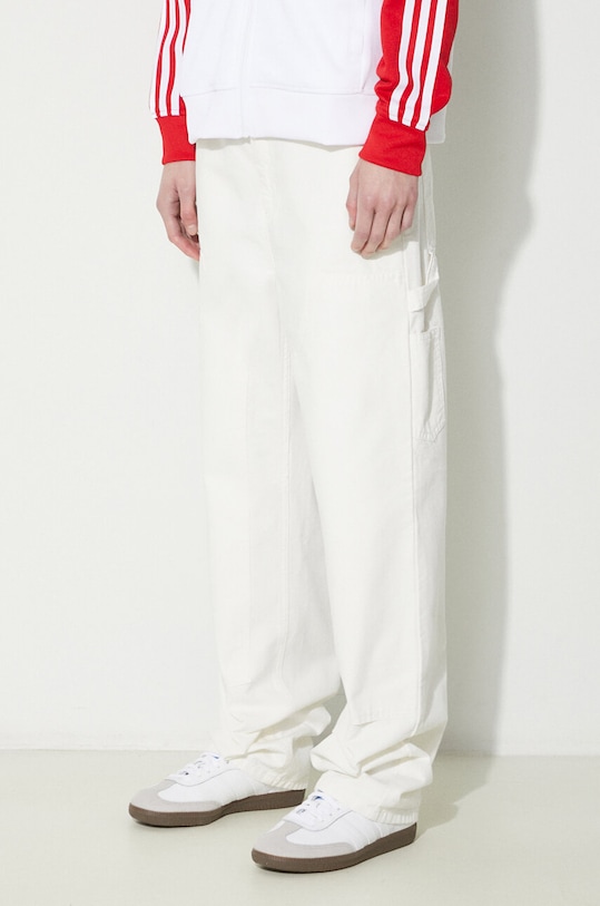 Bavlněné kalhoty Carhartt WIP Pierce Double Knee Pant béžová I033139.D602