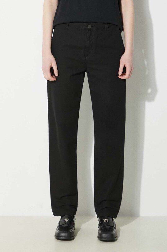 Бавовняні штани Carhartt WIP Pierce Pant чорний I033140.8902