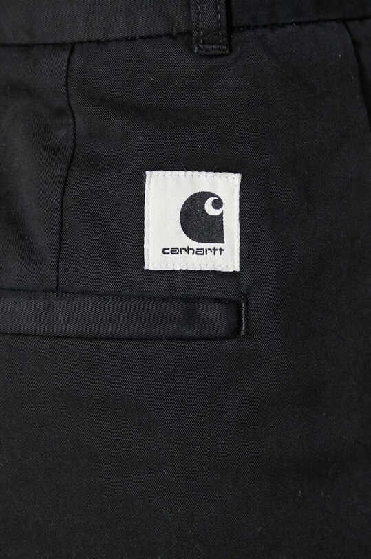 Pamučne hlače Carhartt WIP Leola Pant I033147.8906 crna