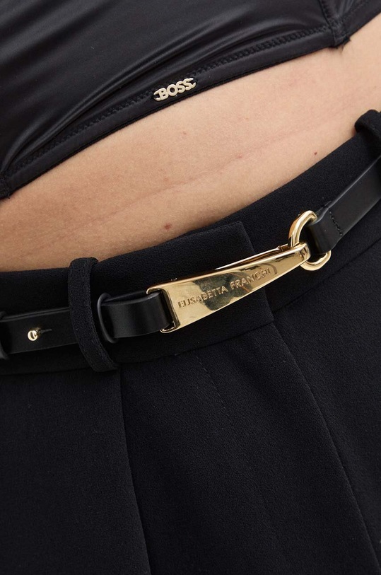 Elisabetta Franchi spodnie czarny PA04642E2