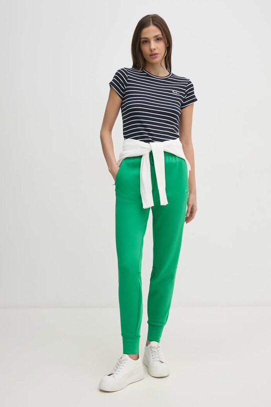 Lacoste pantaloni de trening XF0343 verde SS25