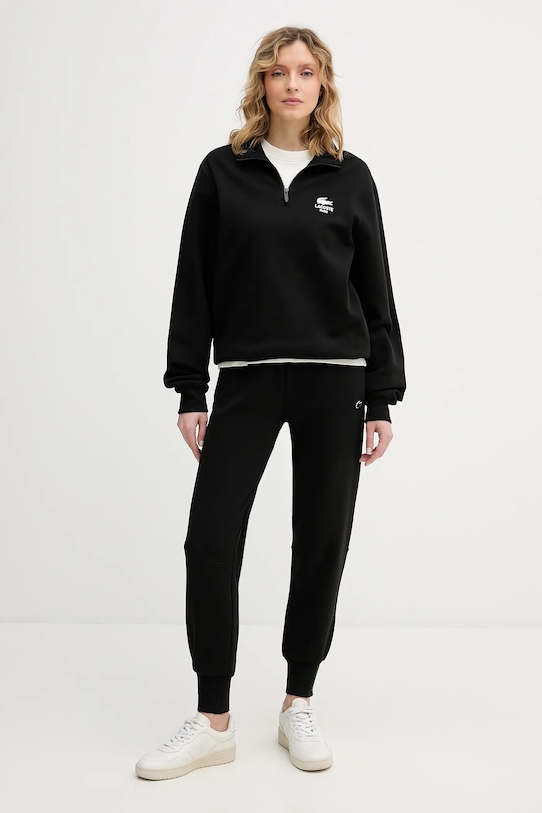 Lacoste spodnie dresowe XF0343 czarny AW25