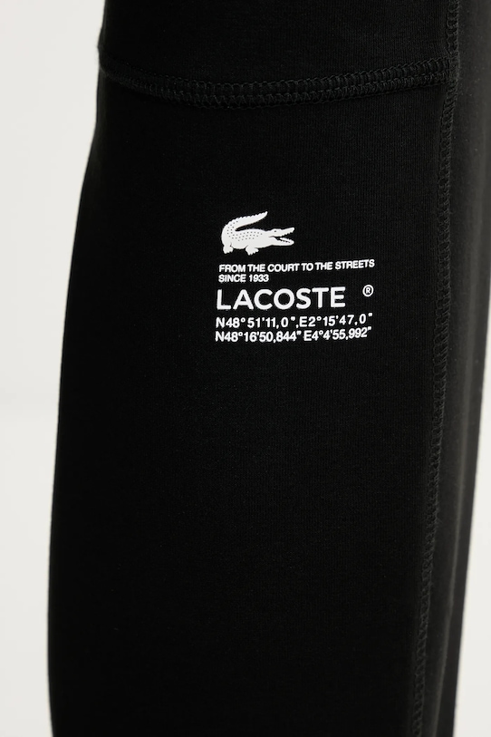 Lacoste spodnie dresowe XF0343 czarny