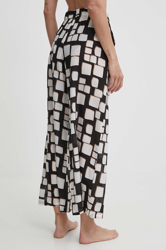 Odzież Max Mara Beachwear spodnie plażowe jedwabne 2416131019600 biały