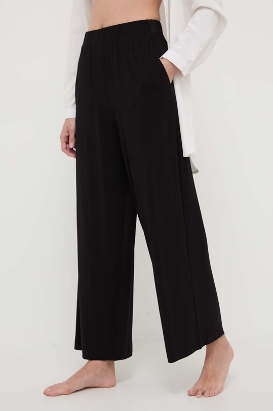 Plážové kalhoty Max Mara Beachwear černá 2416781019600