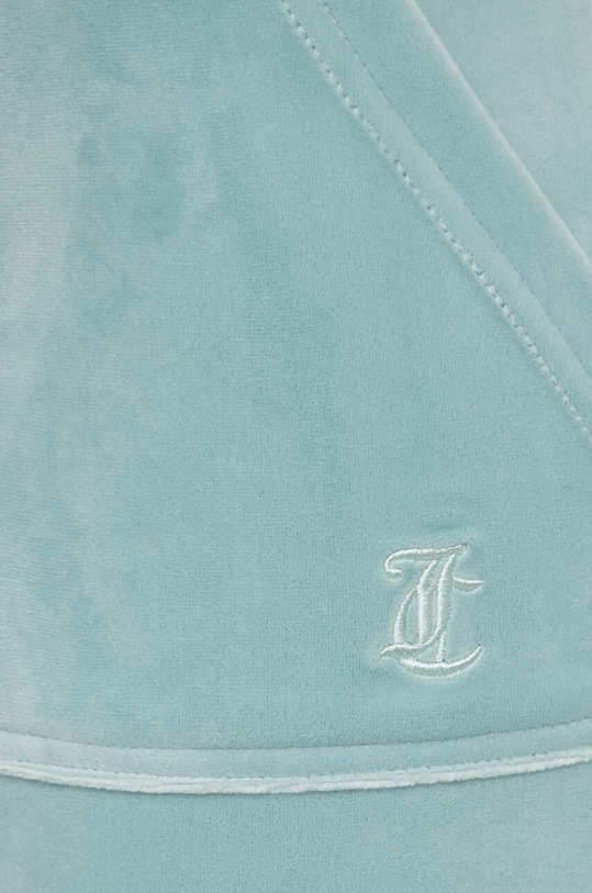 Juicy Couture pantaloni de trening din velur verde JCAP180.608