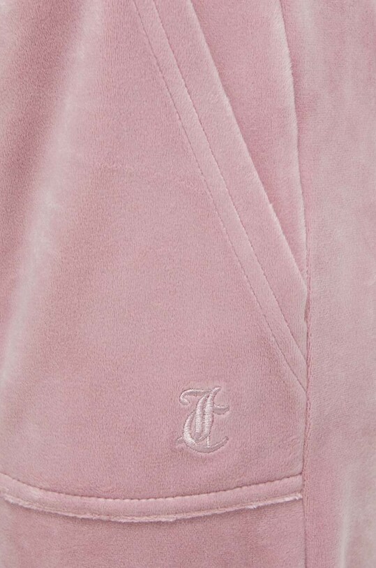 Juicy Couture pantaloni de trening din velur JCAP180.243 roz