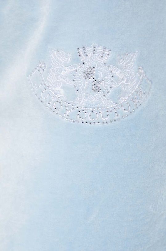 Juicy Couture pantaloni de trening din velur albastru JCBBJ223814.134