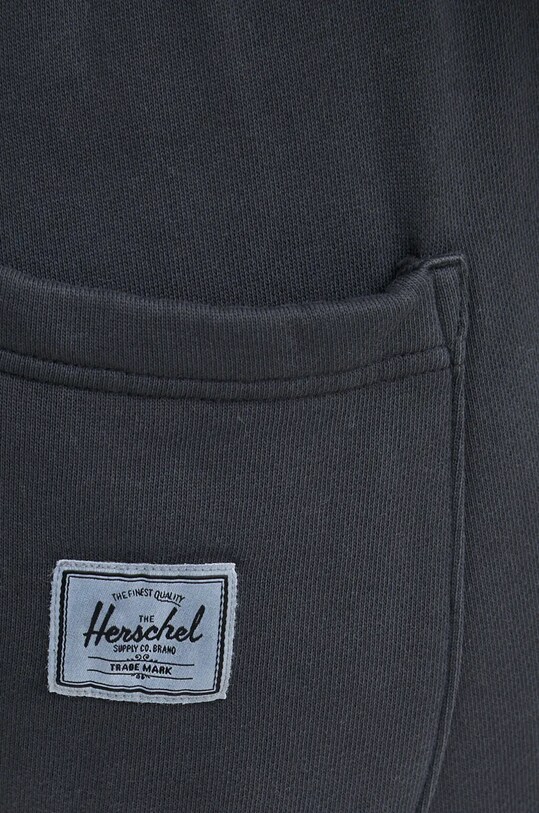 Herschel pantaloni de trening din bumbac gri 50342.00001