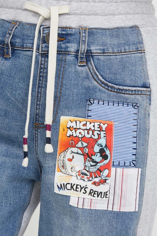 Desigual spodnie x Disney JOGGER szary 24SWDD68