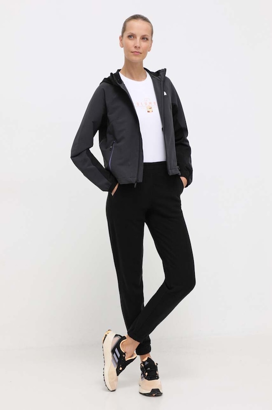 The North Face spodnie dresowe NF0A855QJK31 czarny SS24