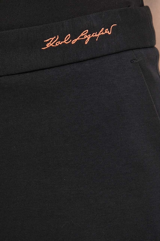 Karl Lagerfeld spodnie czarny 24UW1005