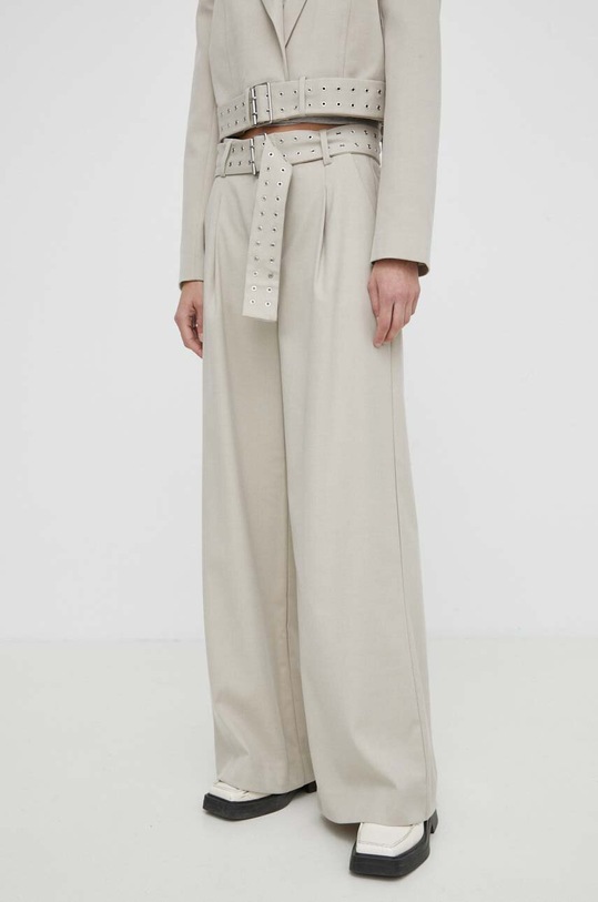 Gestuz spodnie 10908856 szary SS24