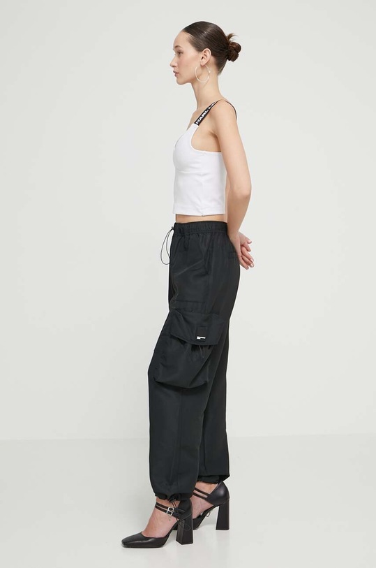 Karl Lagerfeld Jeans pantaloni de trening panza negru 241J1000