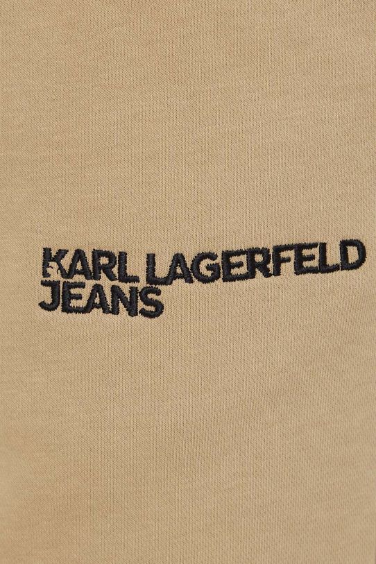 Karl Lagerfeld Jeans pantaloni de trening bej 241J1005