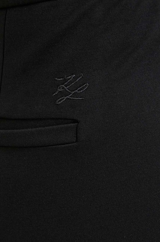 Karl Lagerfeld spodnie czarny 241W1007