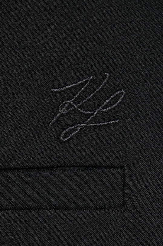 Karl Lagerfeld spodnie czarny 241W1008