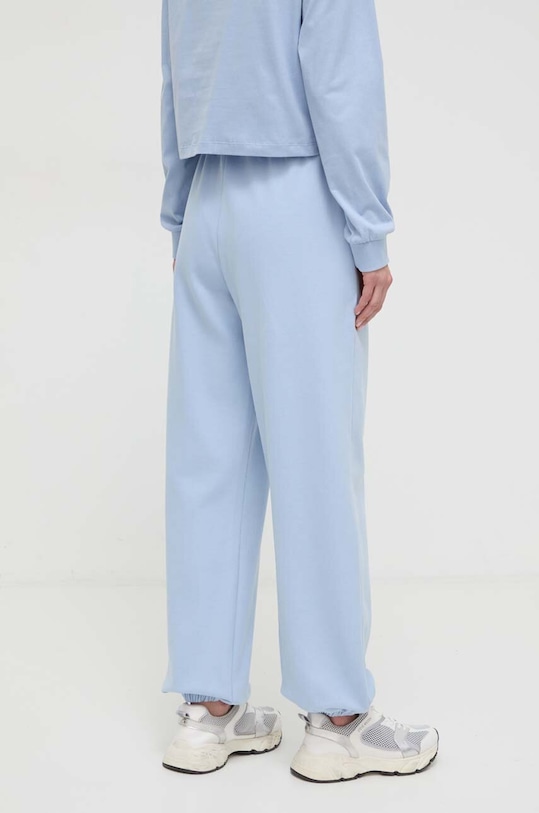 Одяг Бавовняні спортивні штани Karl Lagerfeld 241W2114 блакитний