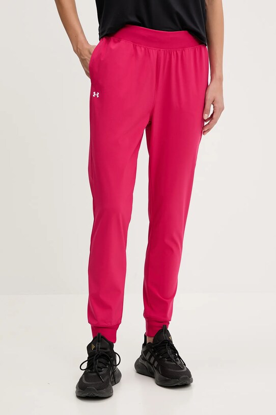 Tréningové nohavice Under Armour ArmourSport s elastanom ružová 1382727