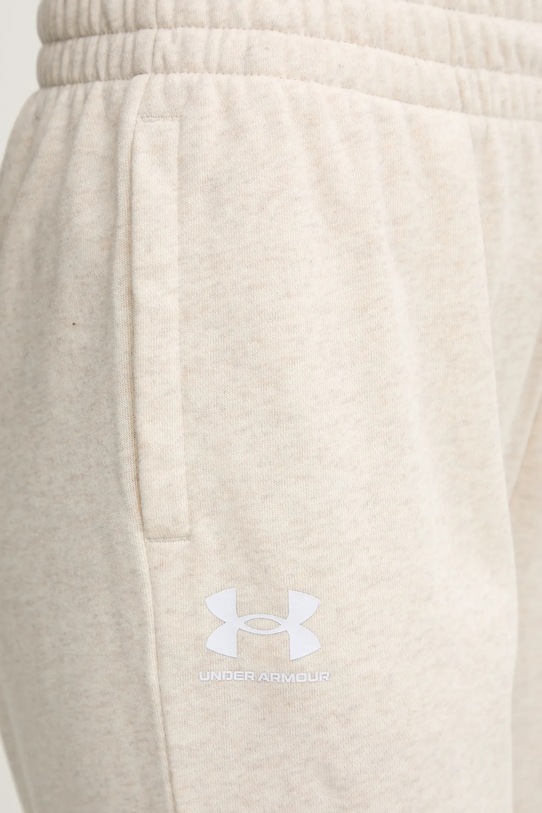 Under Armour spodnie treningowe Rival beżowy 1382735