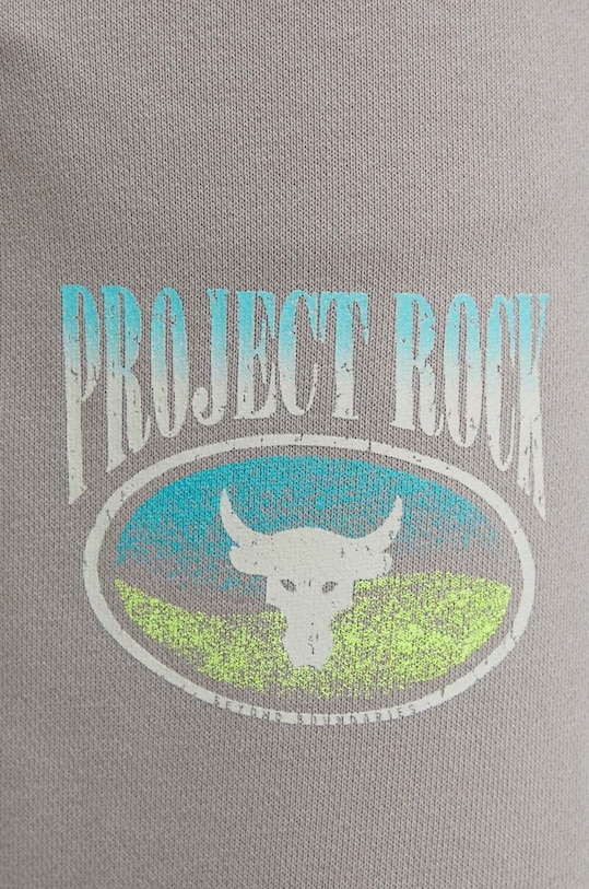 Under Armour spodnie dresowe Project Rock 1383305 beżowy