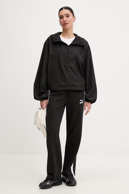 Puma ICONIC T7 pantaloni de trening pentru femei 625411 negru SS24