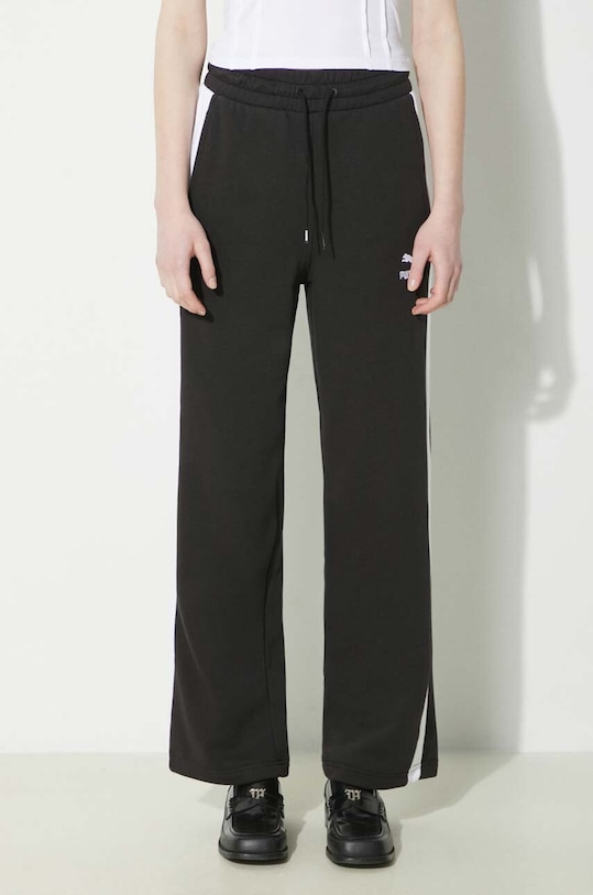 Puma spodnie dresowe ICONIC T7 czarny 625411