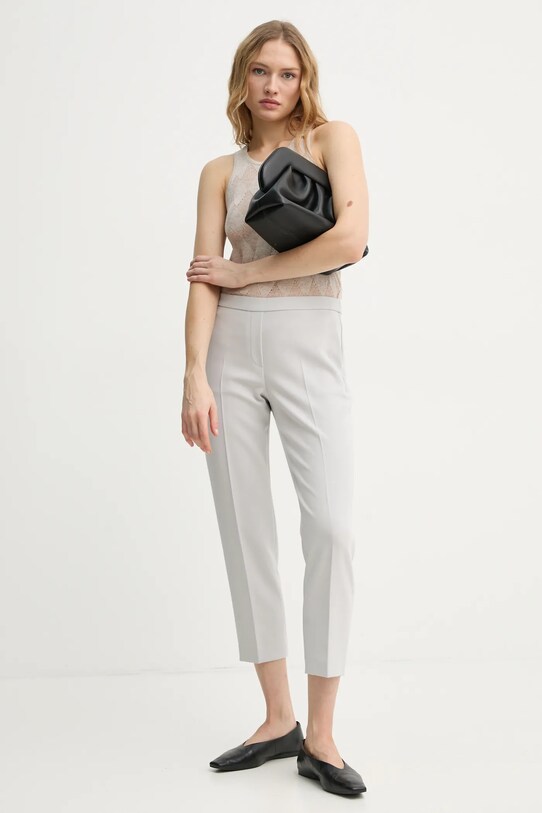 Theory spodnie K0109203 szary SS25