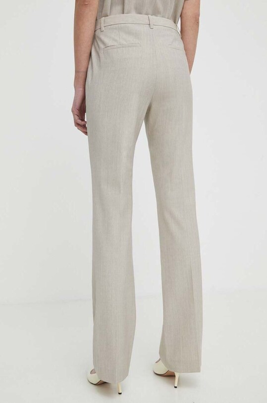 Îmbrăcăminte Theory pantaloni de lana N1001212 bej