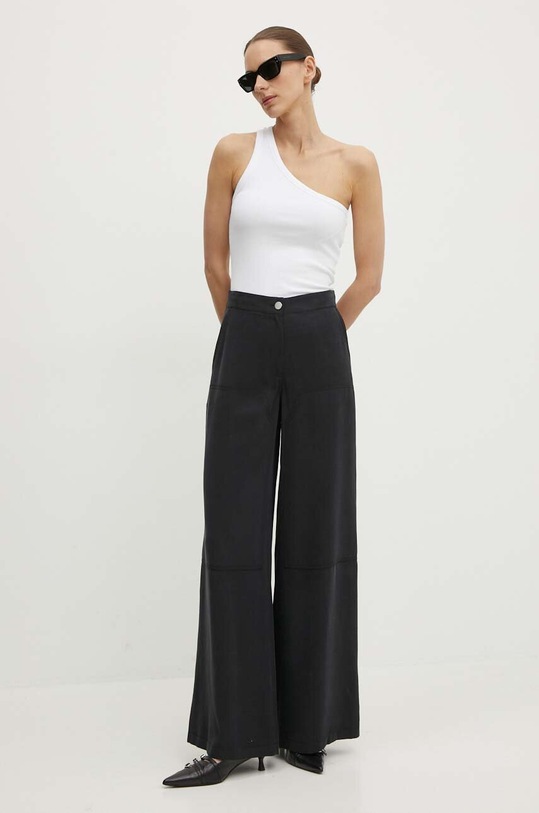 Брюки Theory O0309205 чёрный SS24