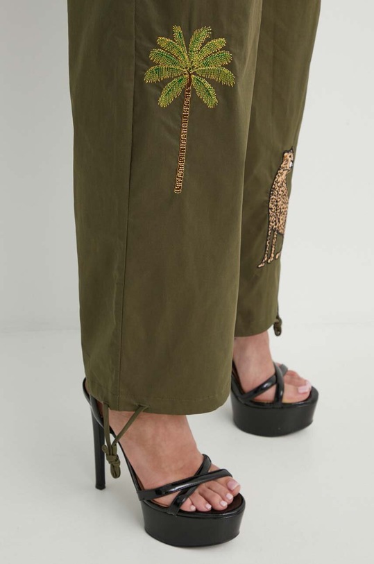 Never Fully Dressed pantaloni de bumbac NFDTR304.Khaki verde