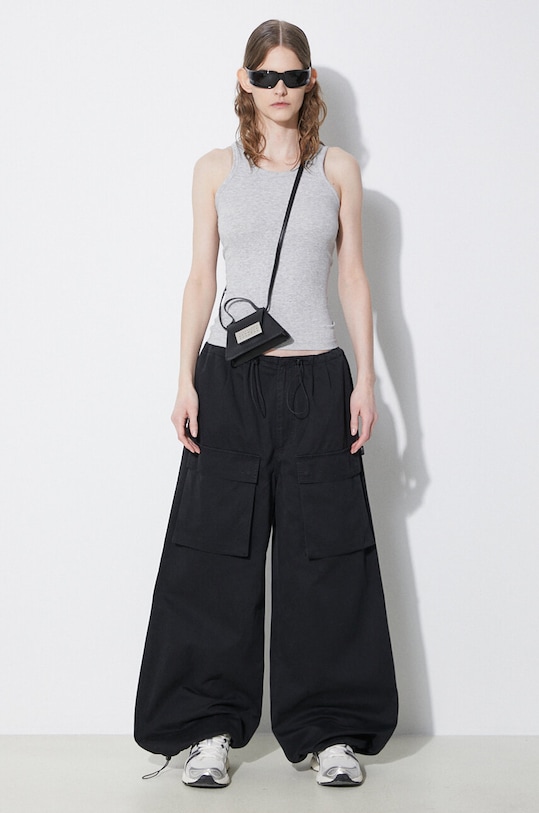 MM6 Maison Margiela trousers S52KA0478 black SS24