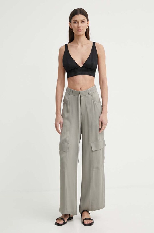 AERON pantaloni OPAL RSPA282475 gri SS24