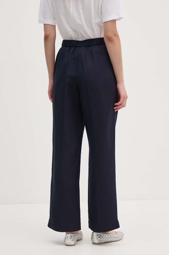 Îmbrăcăminte Gant pantaloni din in 4150306 bleumarin