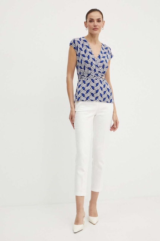 Παντελόνι Morgan PRATY PRATY.OFFWHITE λευκό SS24