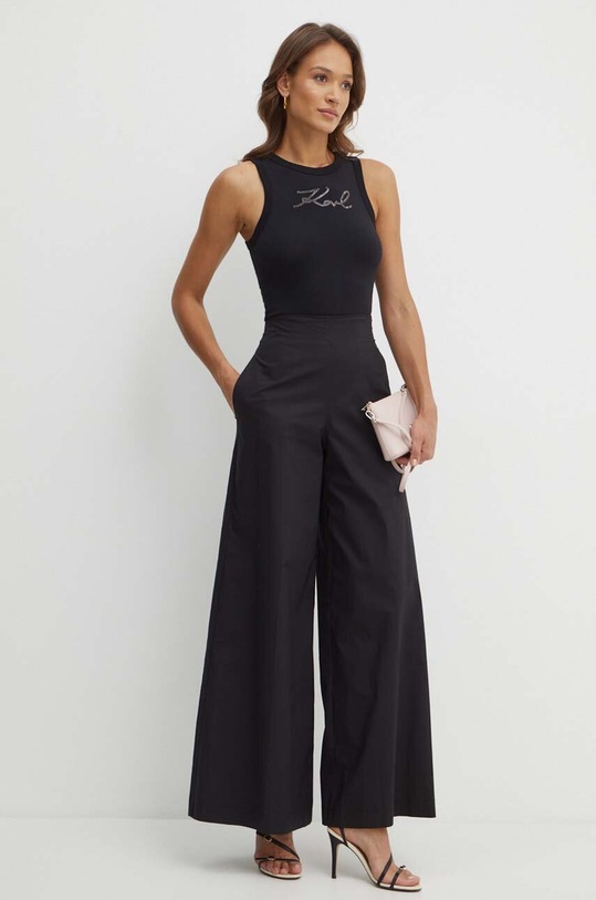 Twinset spodnie 241TF2012 czarny SS24