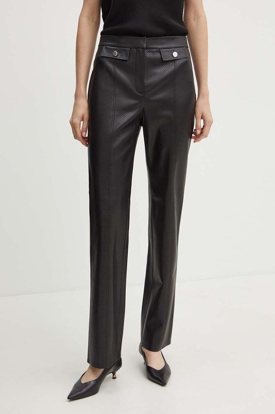 BOSS pantaloni drept negru 50510072